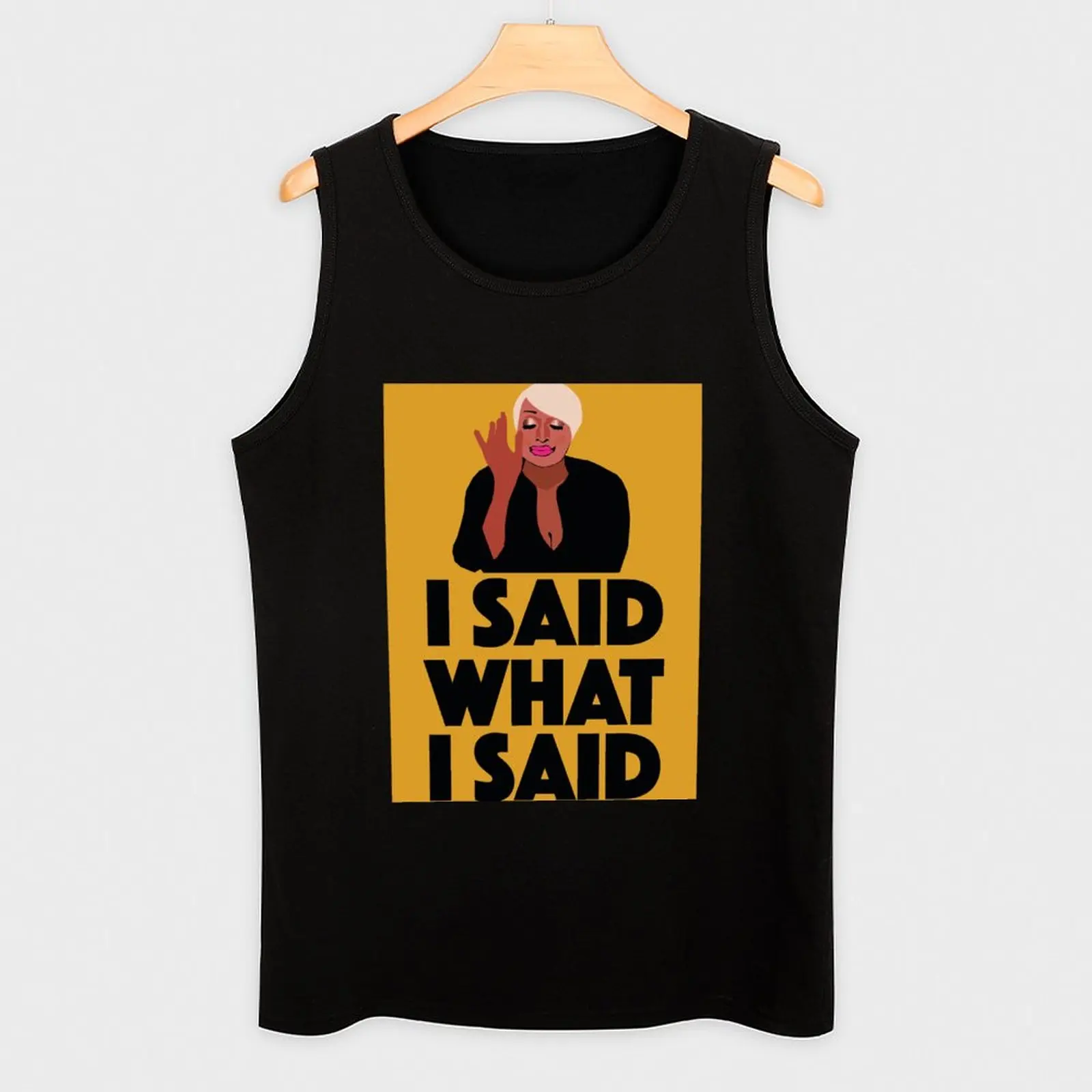 Мужской хлопок майка NENE LEAKES I SAID What RHOA