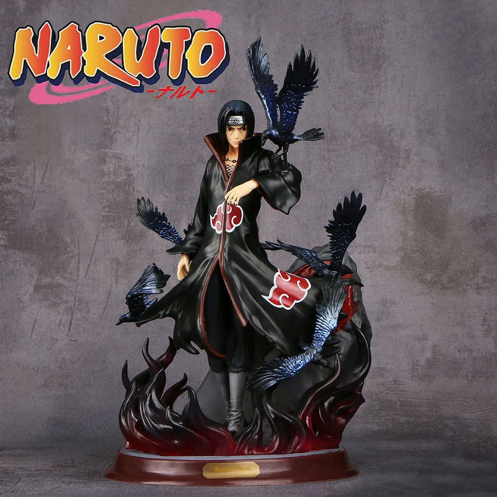 

Naruto Gk Action Figure Shippuden Anime Model Uzumaki Uchiha Itachi Akatsuki Pvc Statue Collectible Toys Doll Figma for Kids