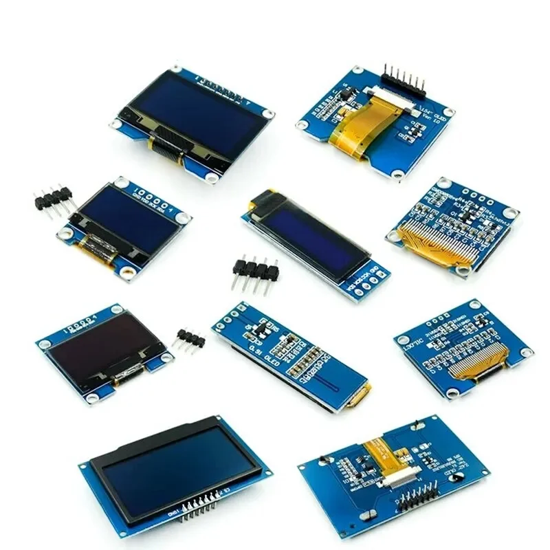 1 3-дюймовый OLED-модуль модуль дисплея белый/синий 128X64SPI/IIC I2C цвет связи