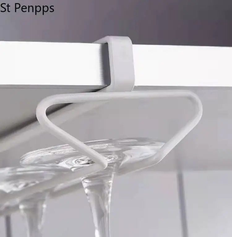 Stemware перевернутая Полка Для Хранения Винных Бокалов подвесная железная стойка