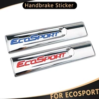 for ford ecosport 2013 2017 abs chrome car handbrake sticker decoration protective trim cover interior accessories