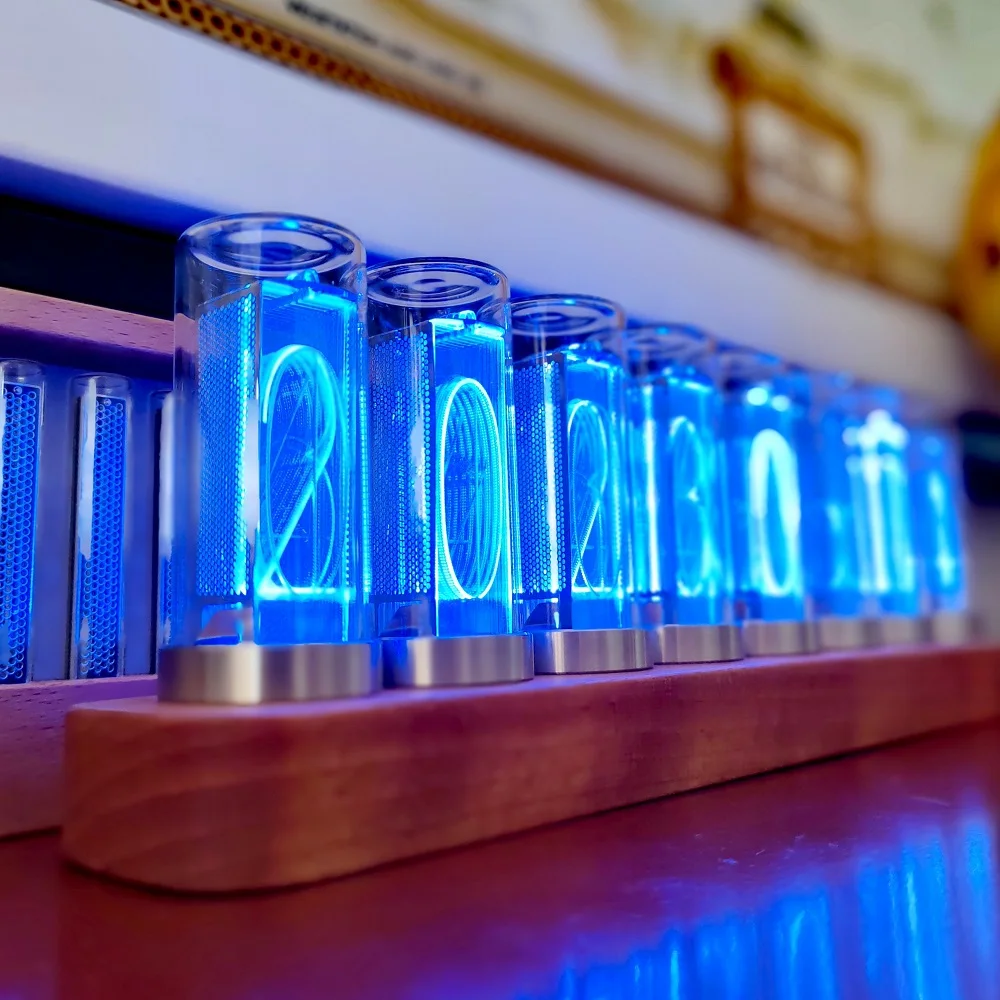 T8 циферблат с подсветкой цифровые часы 8 трубок