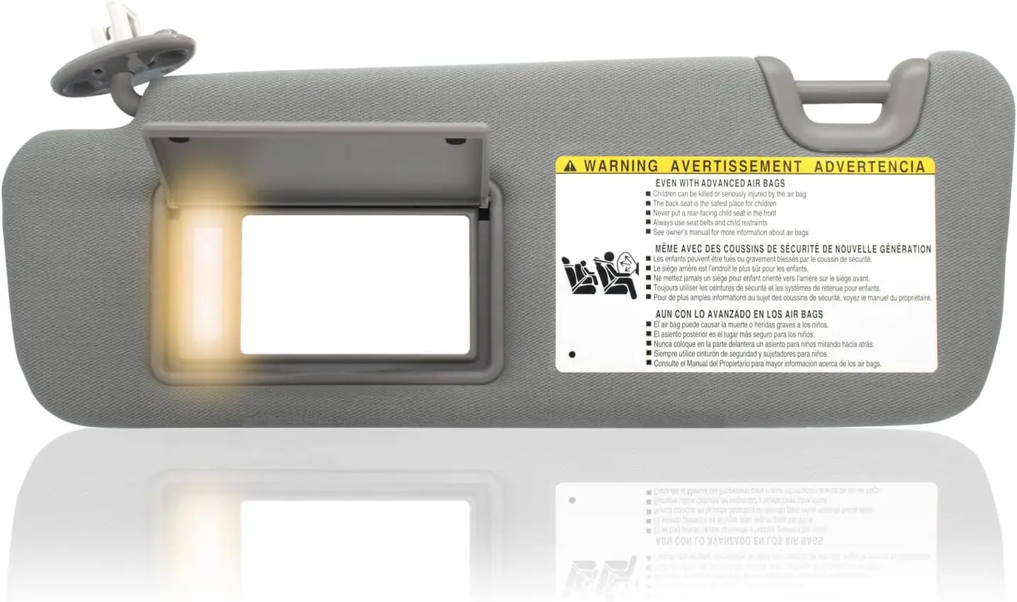 

Солнцезащитный козырек для Toyota Highlander 2014 2015 2016 2017 2018 2019 солнцезащитный козырек 74320-0E074-A0 74310-0E074-A0, автомобильный солнцезащитный козырек слева и справа