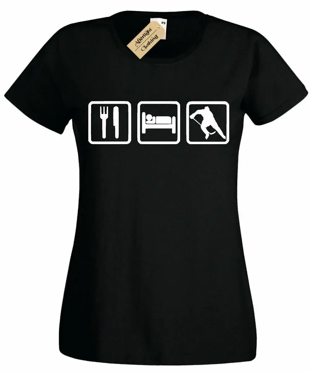 

Womens Eat Sleep Hockey T-SHIRT WOMENS GIFT