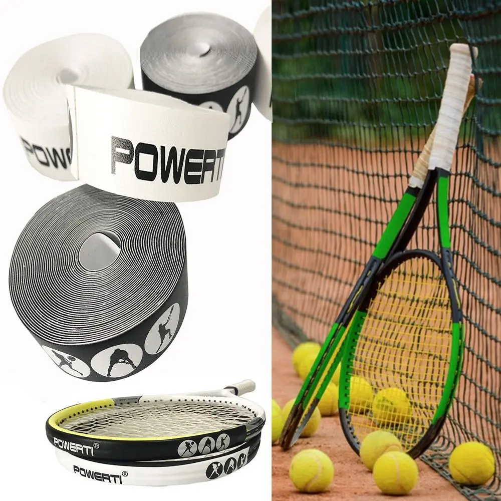 

White Printing Scratch Prevent Tennis Racket Protective Tape Racquet Head Guard Sticker Reduce Impact And Friction