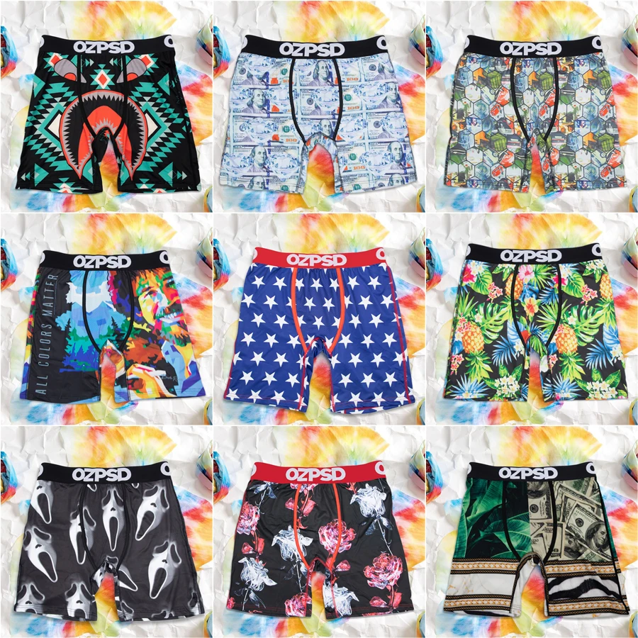 OZPSD 1 шт. сексуальные мужские трусы-боксеры нижнее белье бесшовные шорты трусы