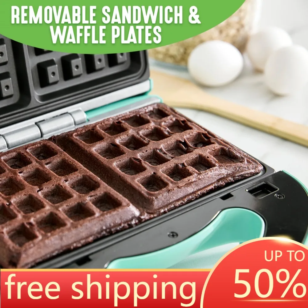 

Электрическая вафельная машина для приготовления сэндвичей и вафель