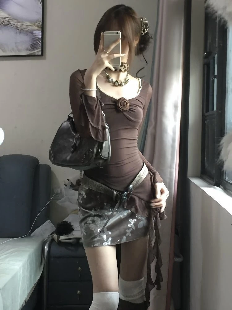 Женский комплект ZHUOLIN 2 предмета акрил полиэстер