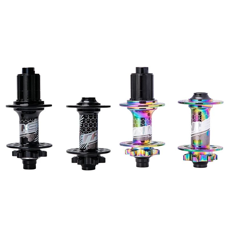 

TANKE Oil Slick MTB Bike Hubs 32Holes 6 Pawls 148mm Thru Axie Aluminum Alloy Freehub Quick Release 32H Bicycle Hub