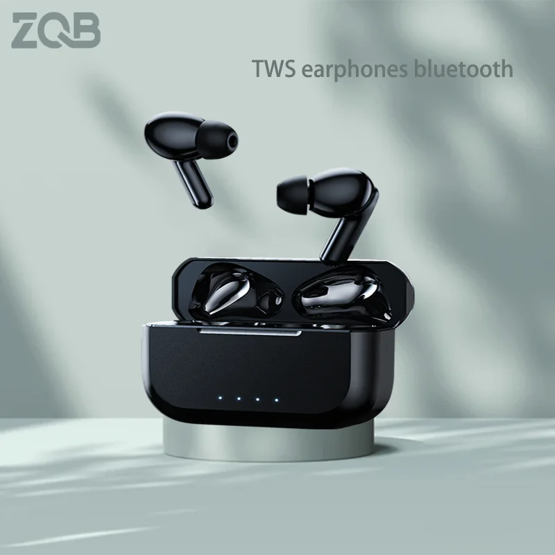 ZQB A3 Prawdziwie bezprzewodowe słuchawki Bluetooth Słuchawki z redukcją szumów mikrofonami Dźwięk radia HiFi Bezprzewodowe douszne Dotykowy