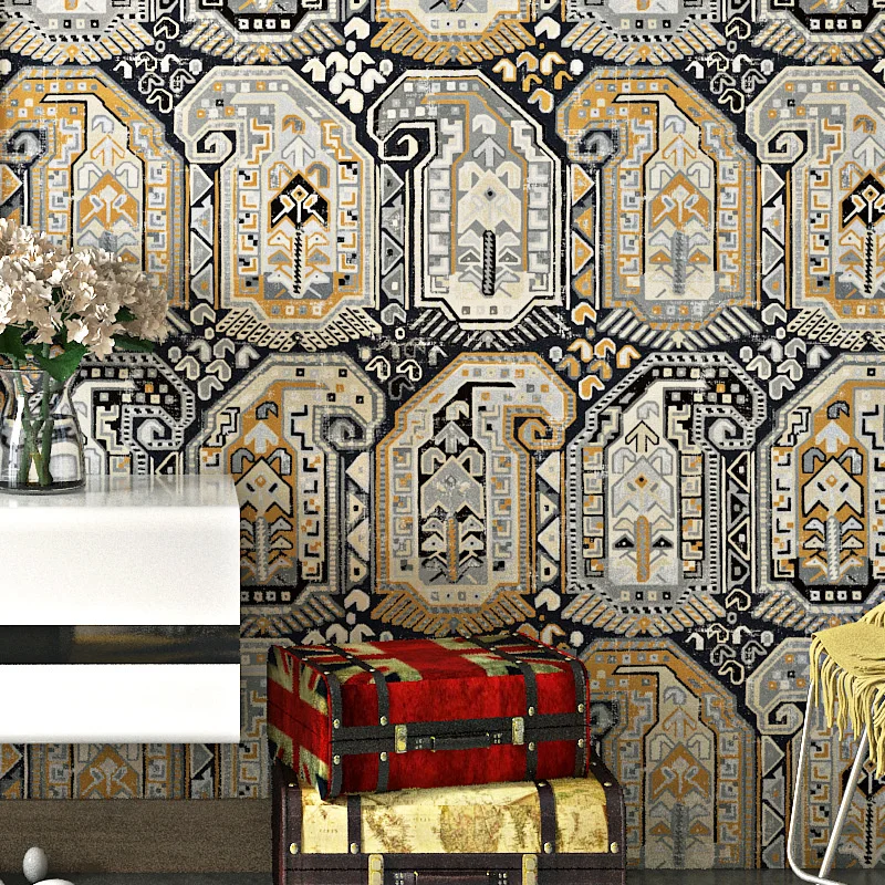 Тибетские обои в богемном стиле для гостиной спальни фоновая стена тайского