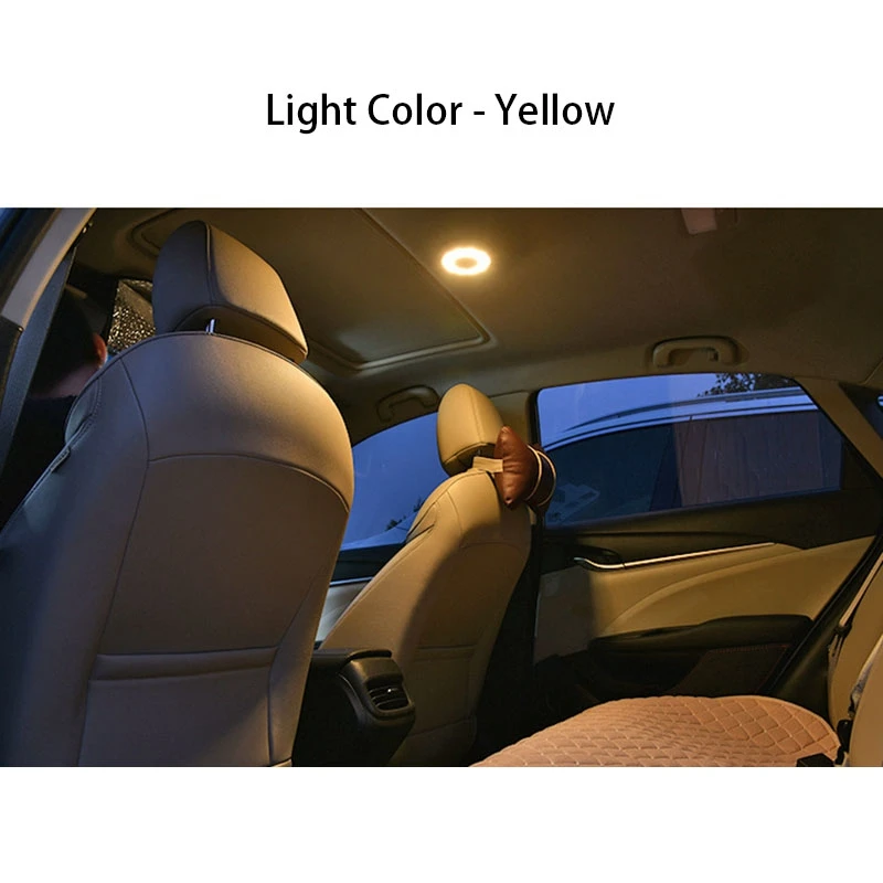 Автомобильный потолочный светильник интерьер магнитный купол USB-зарядка для