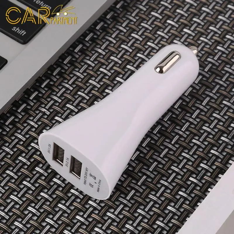 

Big Horn Car Charger Dual Usb Car Charger Usb Converter Portable Multifunctional Vehicle Charger For Xiaomi Huawei