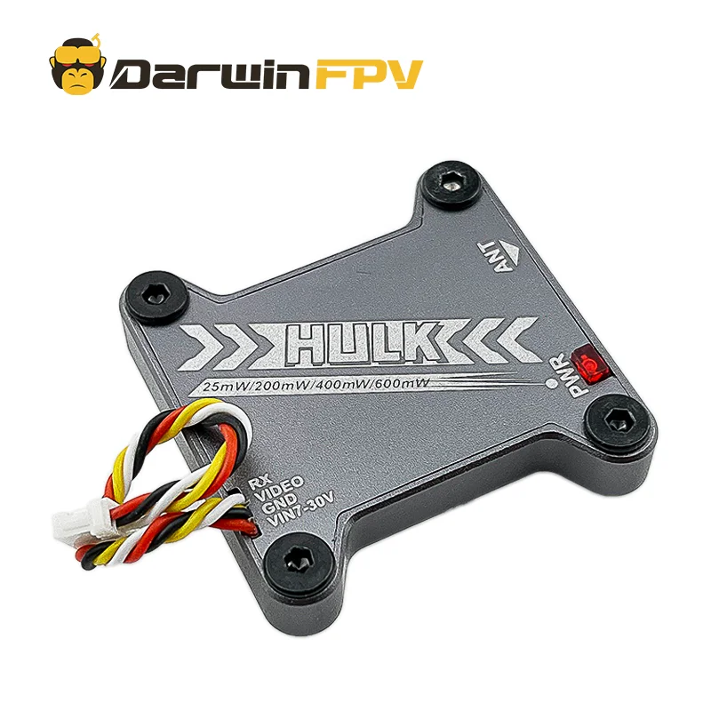 DarwinFPV HULK VTX водонепроницаемый 5,8G 40CH 25mW/200mW/400mW/600mW VTX