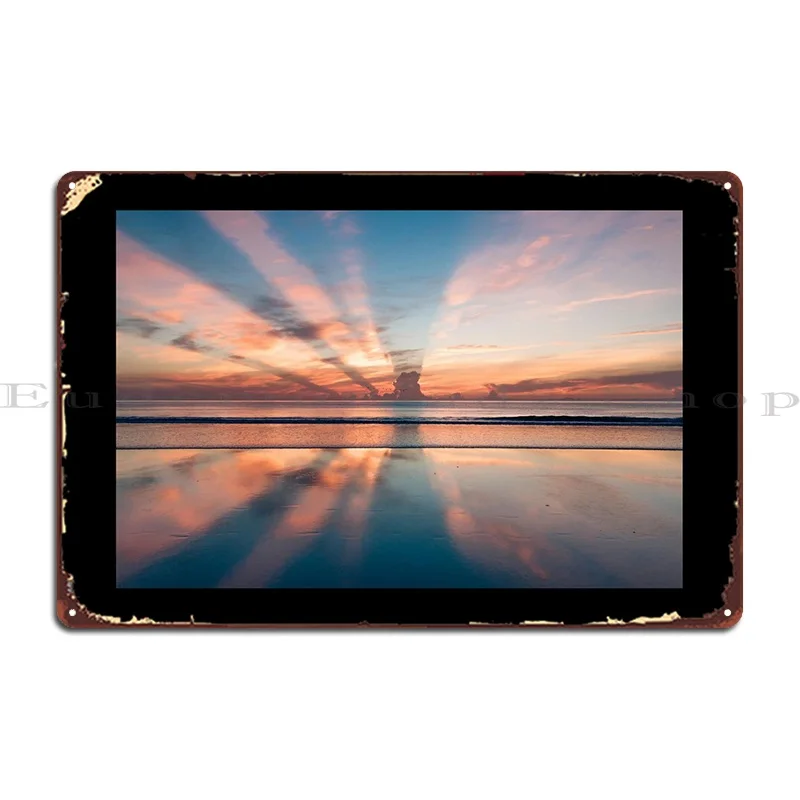 

Металлический плакат с изображением пляжа, украшение для паба, кинотеатр, печатный кинотеатр, жестяной плакат