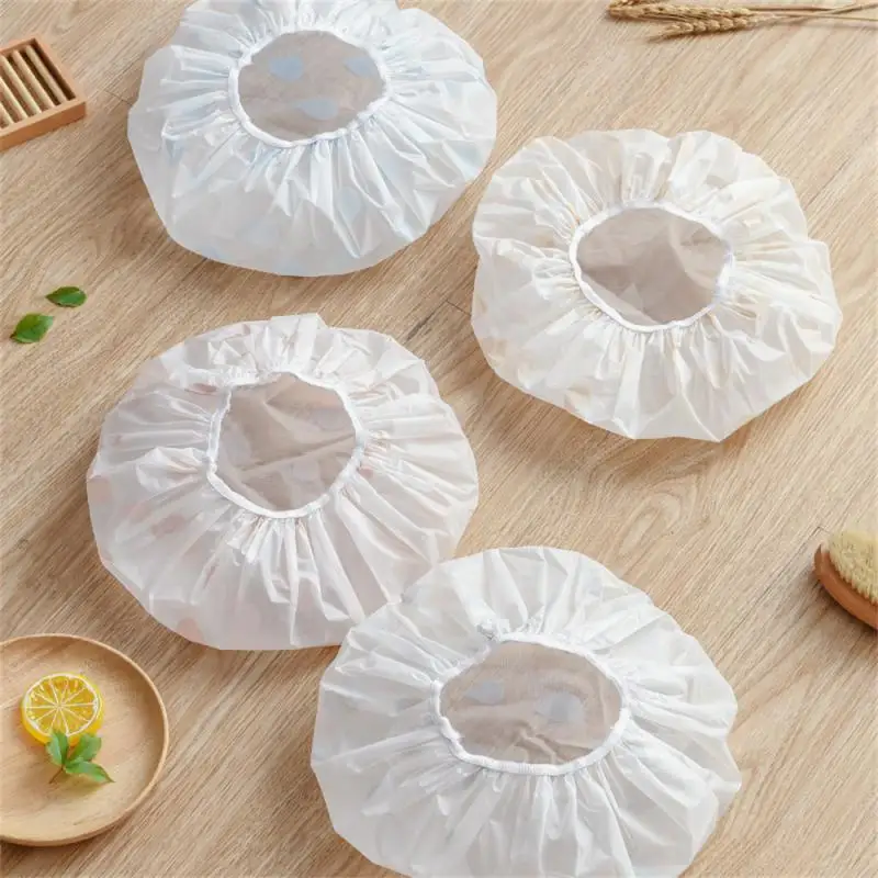 

Dust-proof Oil Smoke Prevention Cap New Waterproof Bath Hat Multifunctional Women Hair Cap Bath Accessories Thickened