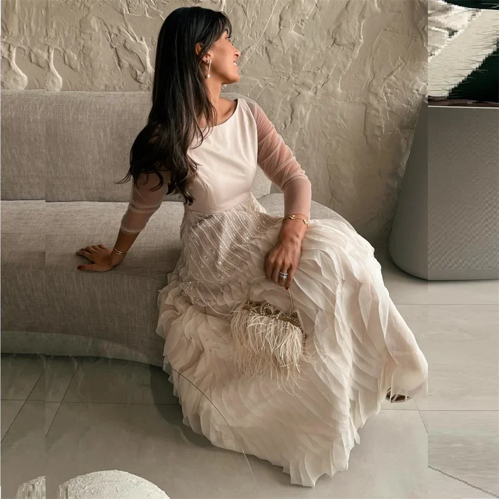 Женское платье с драпировкой до щиколотки а-силуэт