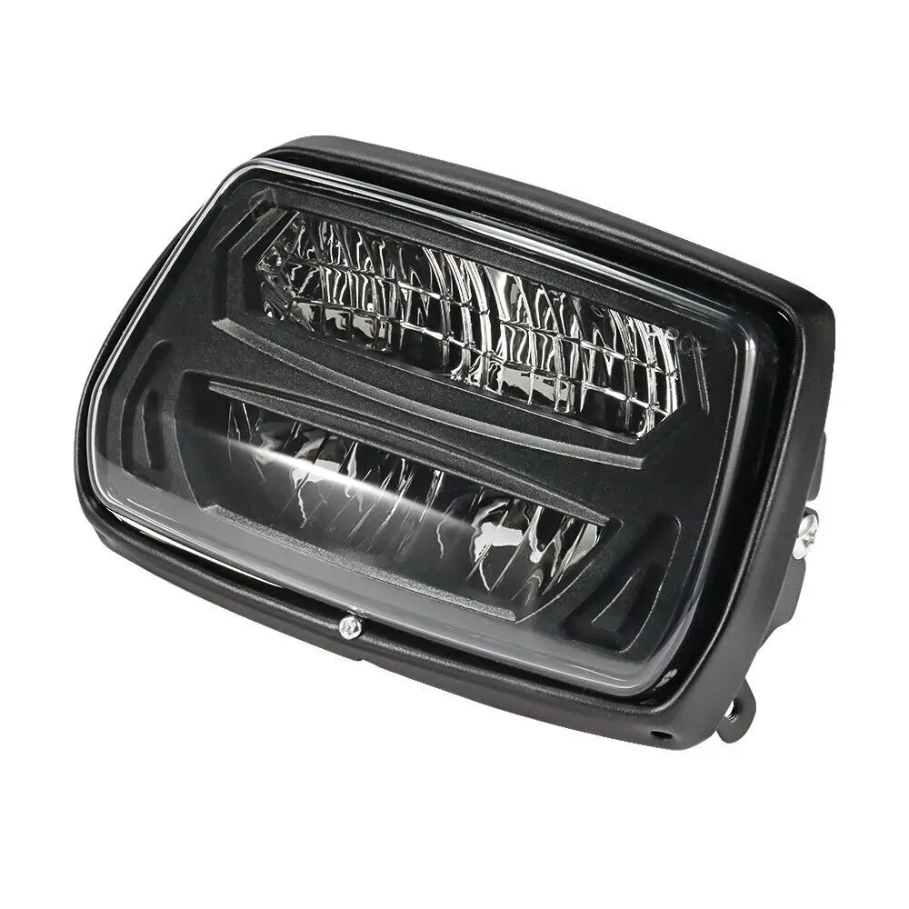 

Black Motorcycle Accessories 12V LED Front Headlight High/Low Beam Head Lamp For Honda EX5