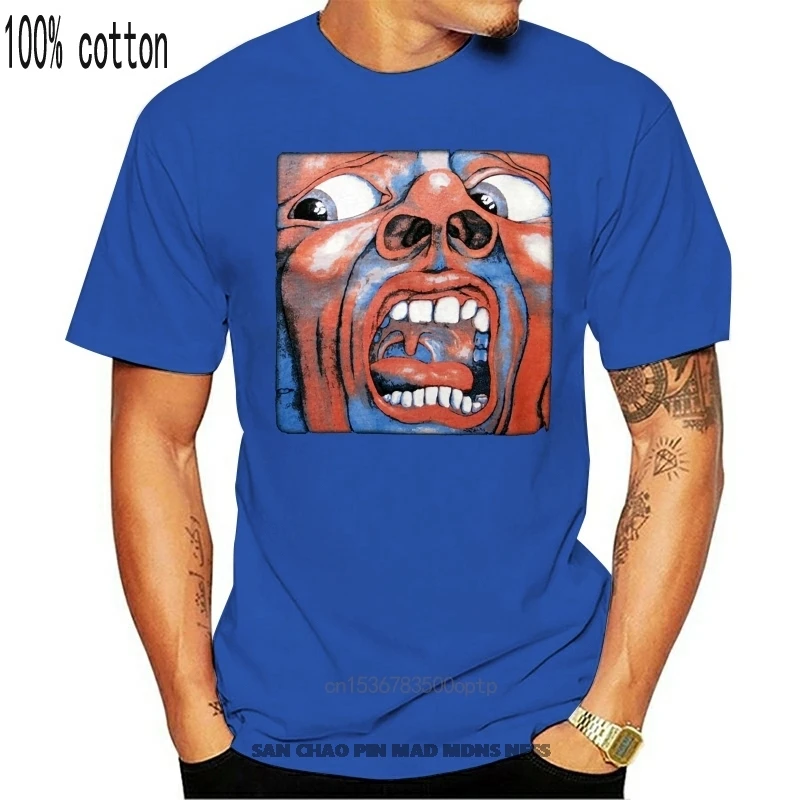 

King Crimson Men's In The Court Of The Crimson King T-shirt Black