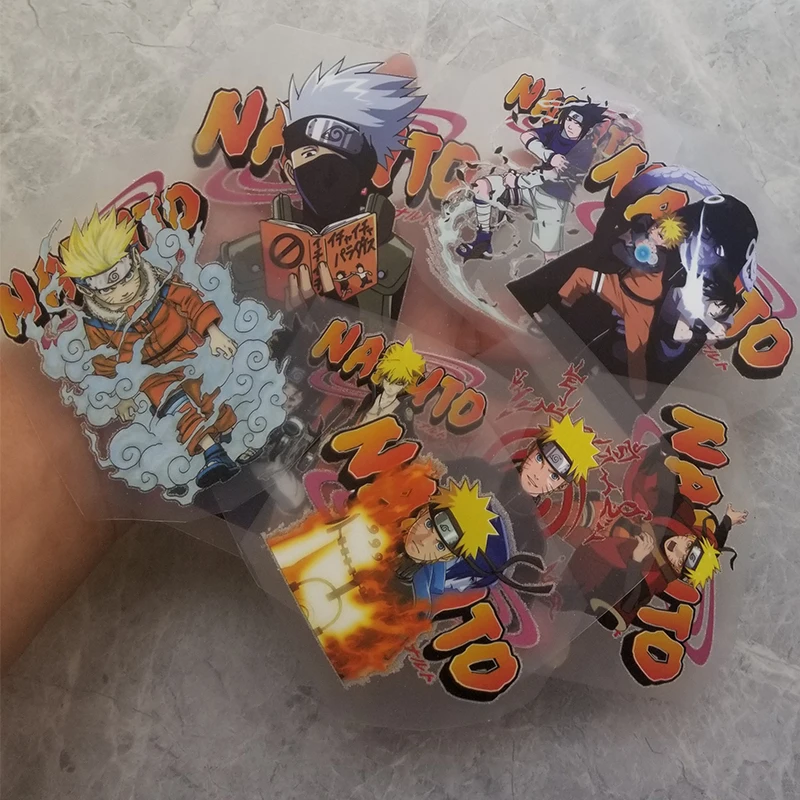 12 моделей аниме нашивки Наруто для одежды маленький размер одежда наклейки