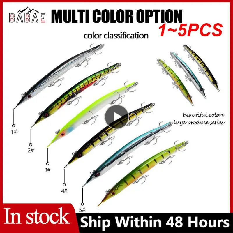 

1~5PCS BEROS MINNOW 22g 18.5cm Floating Wobbler Fishing Lure 6Color Minnow Lure Hard Bait Quality Professional Depth0.8-2.4m