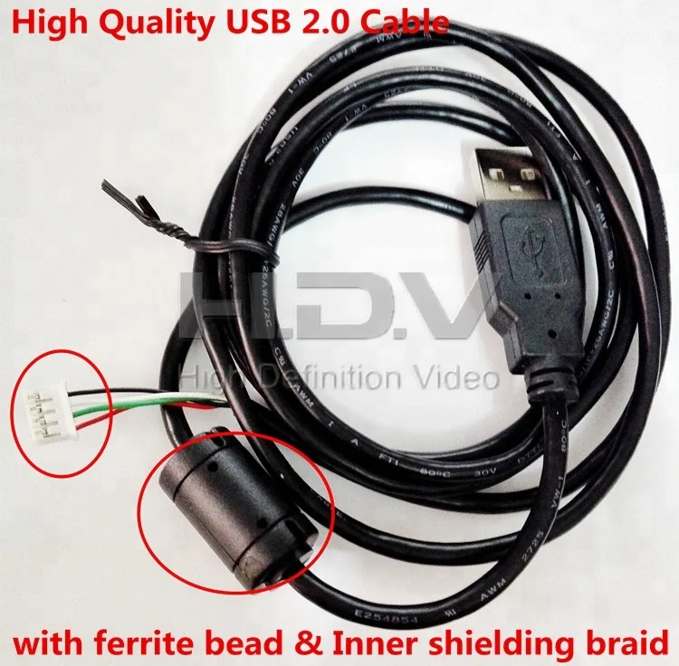 Модуль камеры Micro USB с объективом Fisheye 1.7 мм, 1.3 МП, углом обзора 130-170 градусов, HD CMOS 1280*960, 1.3 мегапикселя, Aptina AR0130 CMOS (art.: 3920db50853df) - 3920db50853df