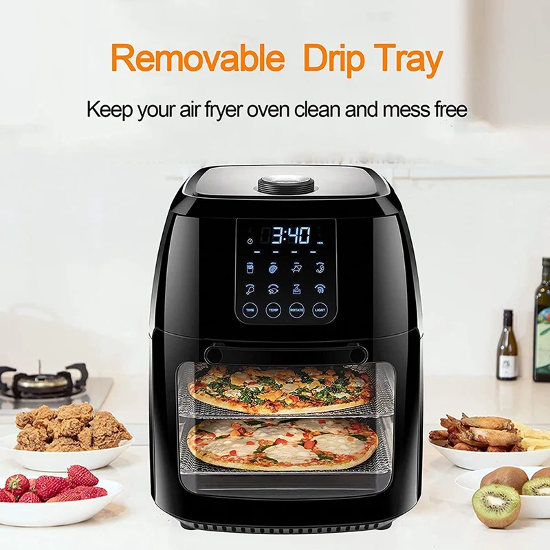 Поддон для сбора жира для Air Fryer 2 штуки не прилипающие запасные части для духовки Chefman Ultrean Aria Emeril on.