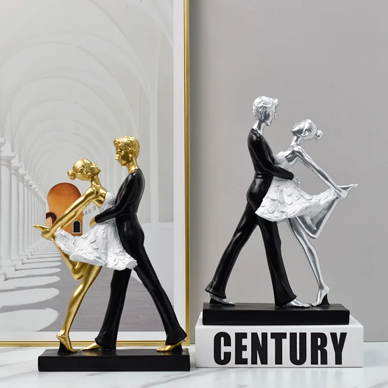 

Nordic Light Luxury Style Dance Girl Art Crafts Home Decorations Beauty Salon Counter Desktop Living Room Creative Decoration