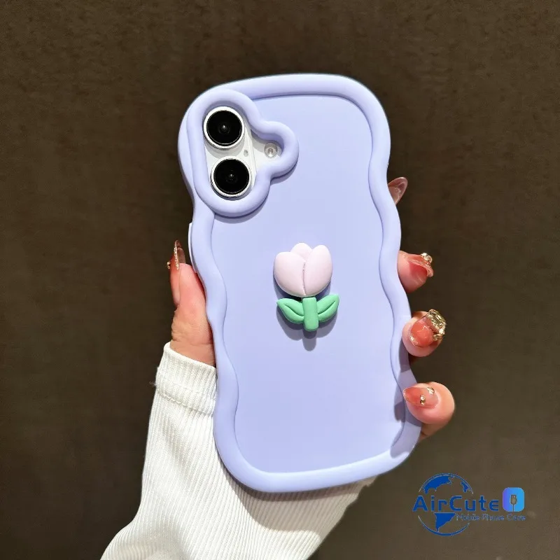 Мягкий чехол с 3D-цветочным узором и волнистым дизайном для OPPO Reno 15 15F 14 14F 13 13F 12 12F 11 11F 10 Pro 8 8T 8Z 7 7Z 6 6Z 5 4 2 F 5G (art.: 3920da976d53e) - 3920da976d53e