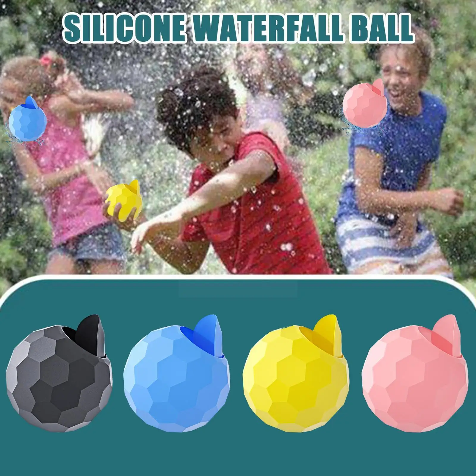 

Refillable Water Bomb Balls Water Balloons Absorbent Outdoor Beach Favors Pool Party Fight Summer Toy Games Ball Water A7k5