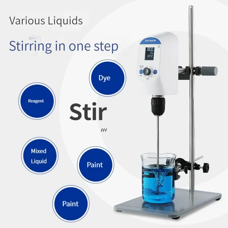 

Laboratory Stirrer Electric Stirrer Digital Display Overhead Stirrer Lab Mixer Equipment Mixing tools.