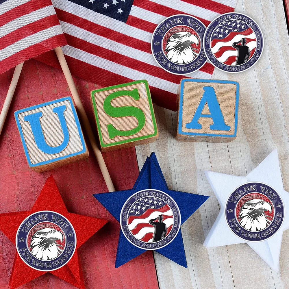 

Монеты для ветеранов, спасибо за обслуживание, спасибо за подарочную коллекцию