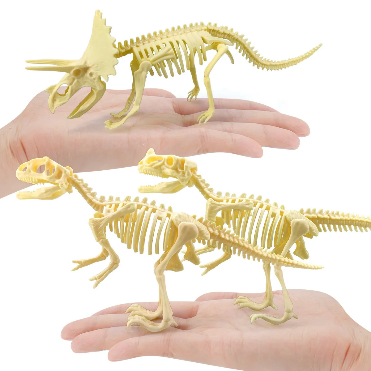 

7-piece DIY Assembly Archaeological Dinosaur Skeleton Dinosaur Set Simulation Dinosaur Fossil Model Children's Toy Gift