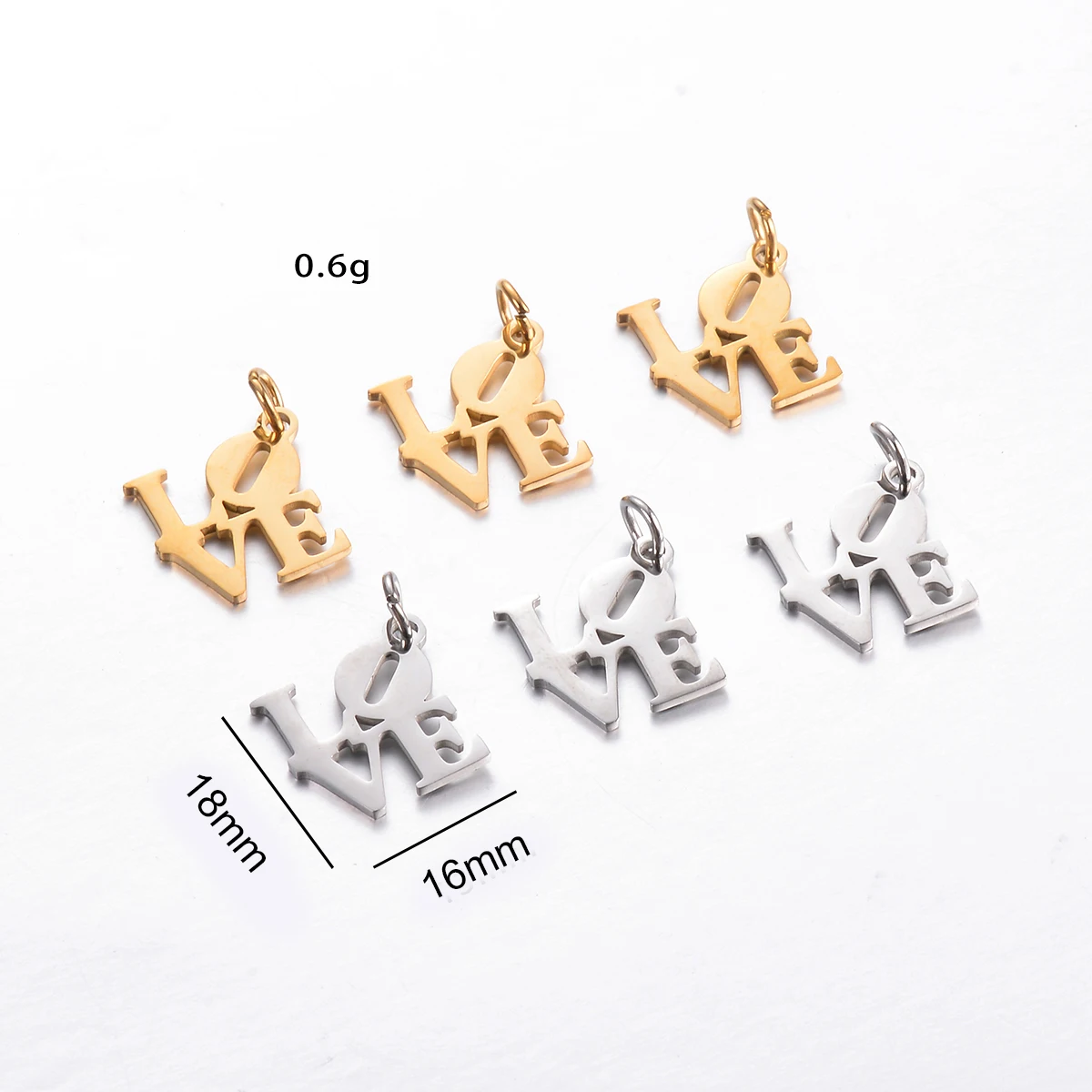 10 шт. подвески для браслета из нержавеющей стали