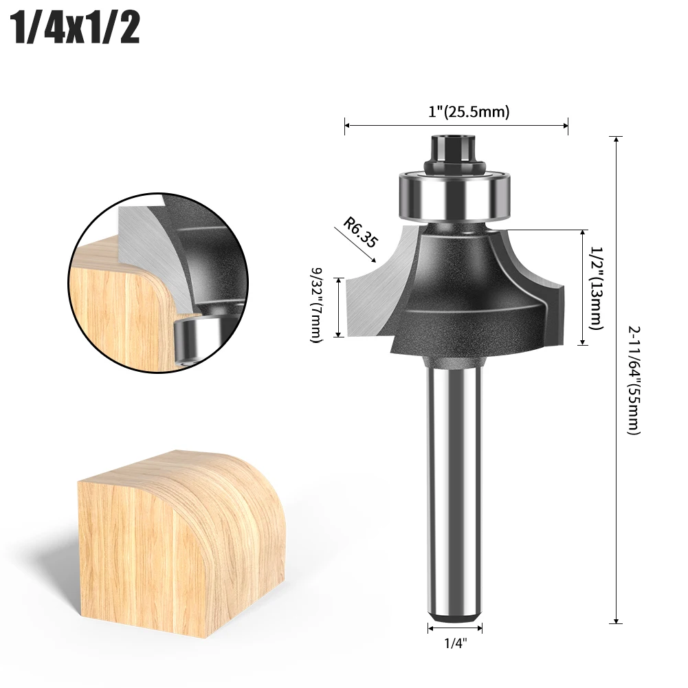 

Фреза угловая JGZUI 1/4" х 6 мм