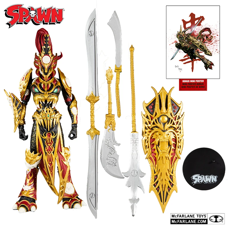 

[Зрительная] кукла McFarlane Spawn DC Comics, Фигурка делюкс мандолина Спаун, экшн-фигурка, модель, подарок для детей