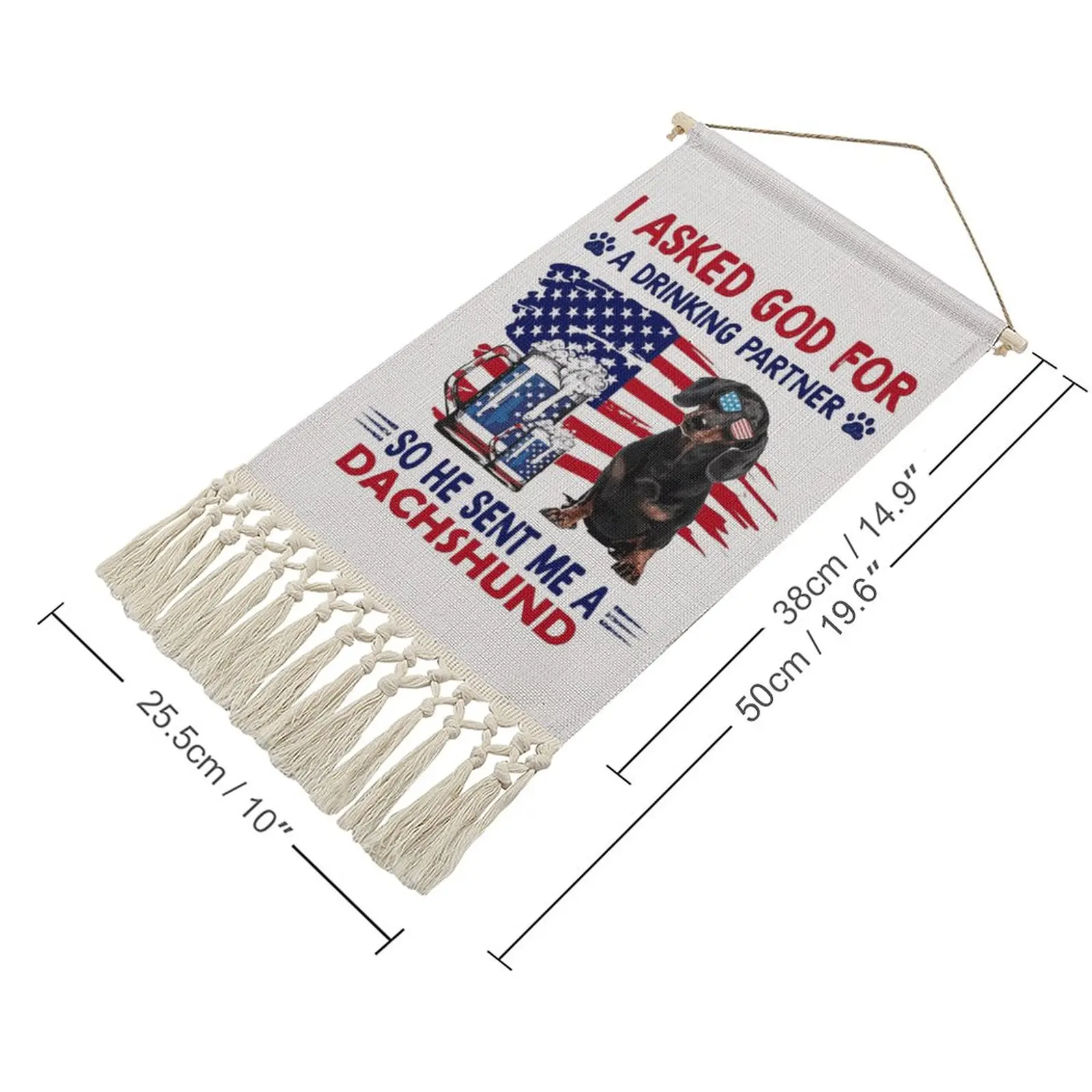 Рисунок 2 - Настенный Гобелен из хлопка и льна