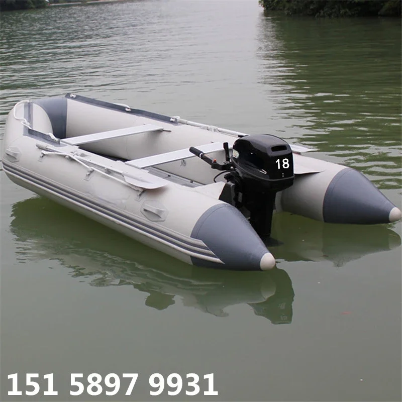 Скоростная лодка с утолщенным и износостойким дном резиновая на 3/4/6 человек