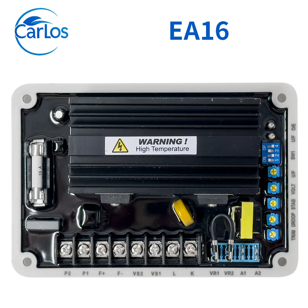Фото Высококачественный автоматический регулятор напряжения AVR EA16 EA16A для бесщеточных генераторов, стабилизатор возбуждения, панель управления, запасные части №3