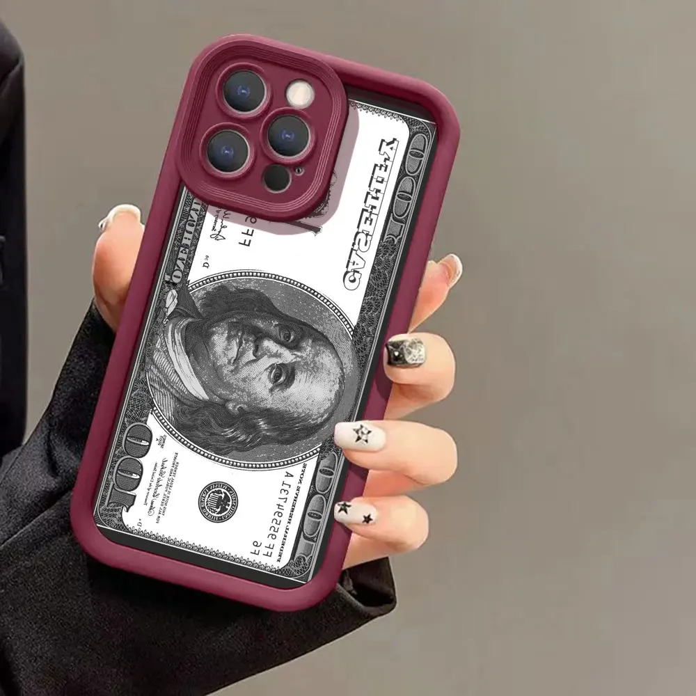 Роскошный чехол для телефона с изображением доллара США ДЛЯ VIVO Y100 Y93 Y91 Y81 Y78 Y77 Y76 Y75