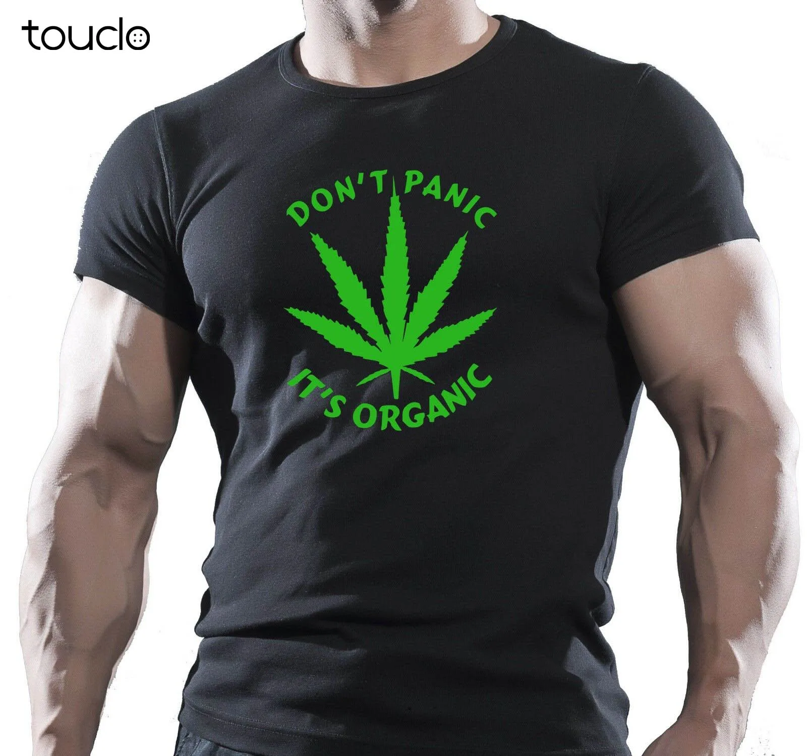 

New Dont Panic Its Organic Weed Smoke Mens T Shirt Unisex S-5Xl Xs-5Xl Custom Gift Short Sleeve Funny Tee Shirts
