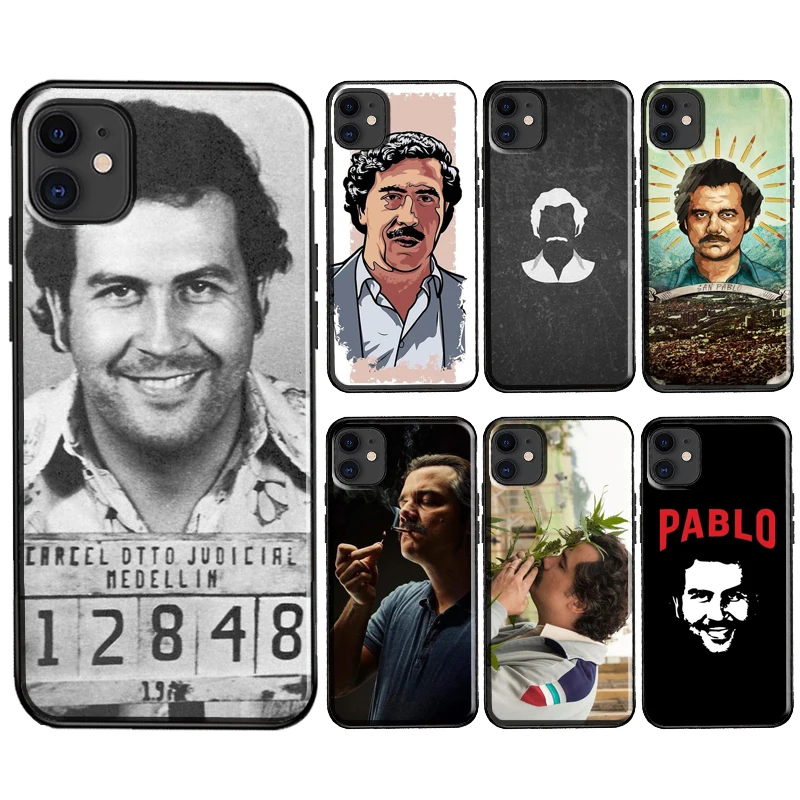 

Pablo Escobar Case For iPhone 13 12 mini 11 14 Pro Max XR X XS Max 6S 7 8 Plus SE 2020 TPU Cover Shell