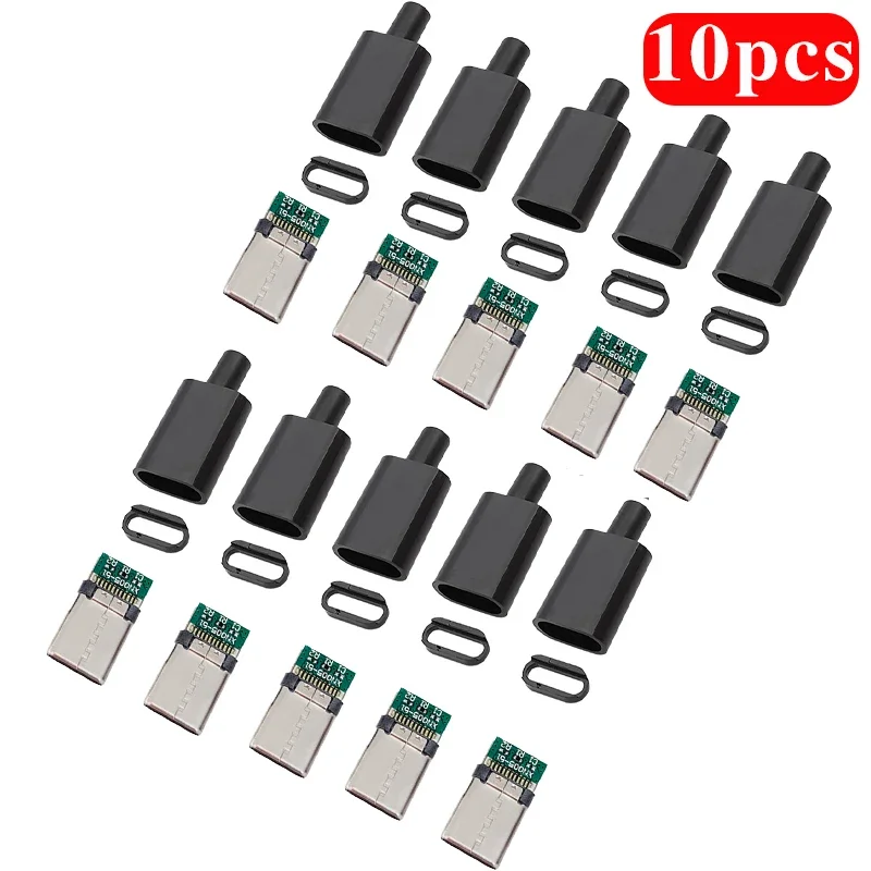 

FAMCDI Type-C USB 3.1 24-контактный штекер, белый/черный