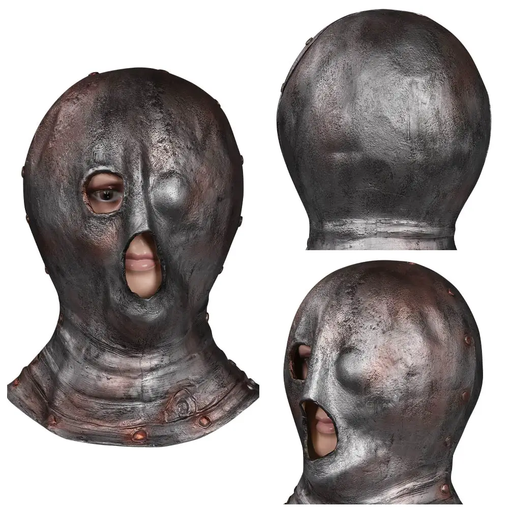

Elden Ring Prisoner Mask Cosplay Latex Masks Helmet Masquerade Halloween Party Costume Props
