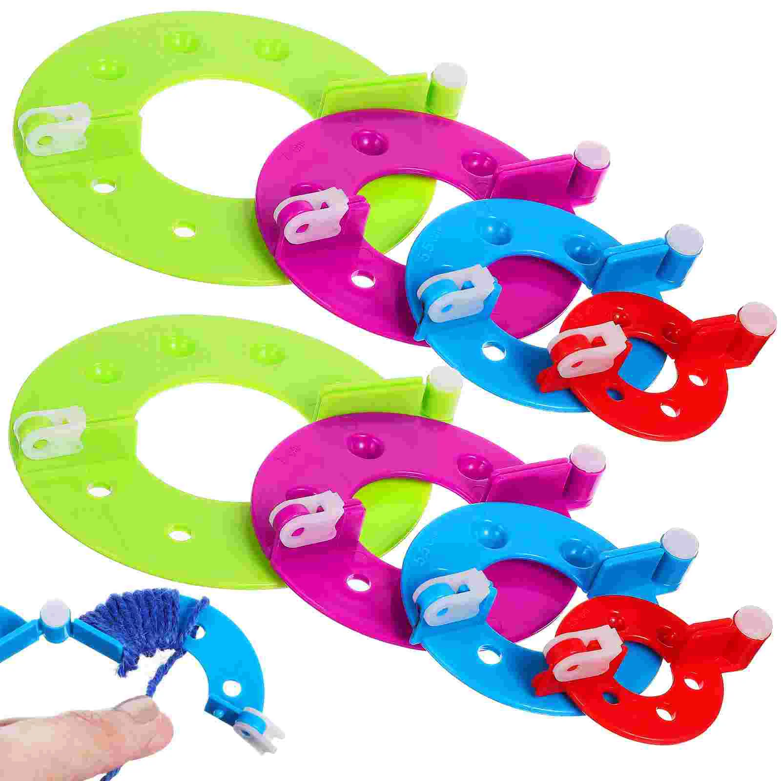 

8 Pcs Pompom Makers Practical Fluff Weaving Utensils DIY Wool Knitting Craft Tools