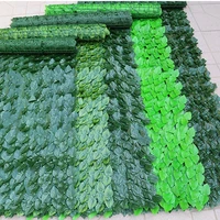 3m simulation plant artificial green radish leaf fence privacy fence yard green wall living room background wall decation