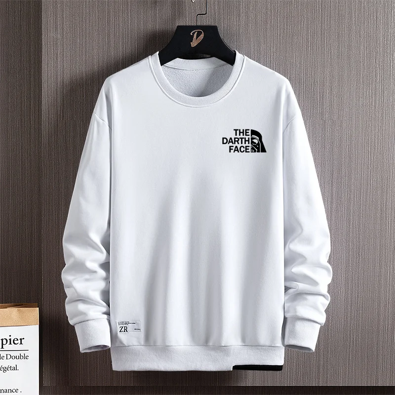 

New hoodie autumn fashion trend Korean version Korean wave versatile round neck pullover long sleeved hoodie casual sports breat