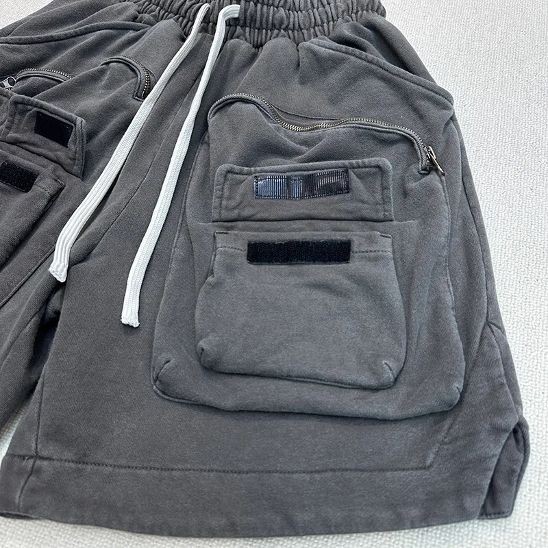 Тактические Комбинезоны на молнии с несколькими карманами и тяжелыми шортами