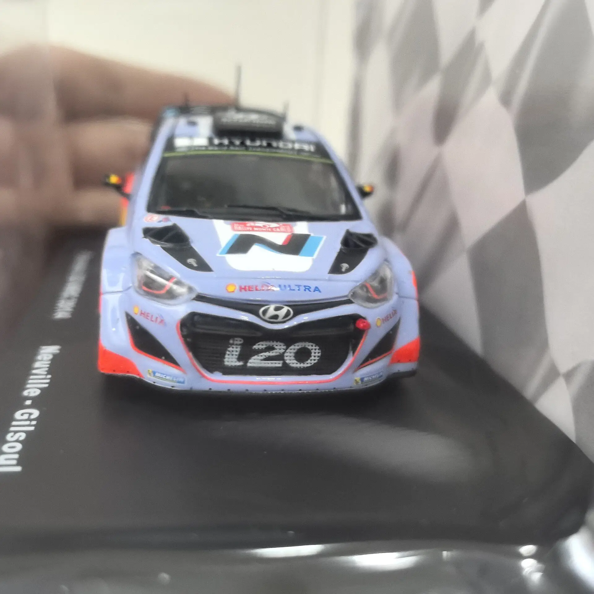 Фото Модель IXO 1/43 HYUNDAI I20 WRC #   Модель гоночного автомобиля 7 2021 из сплава 5А №5