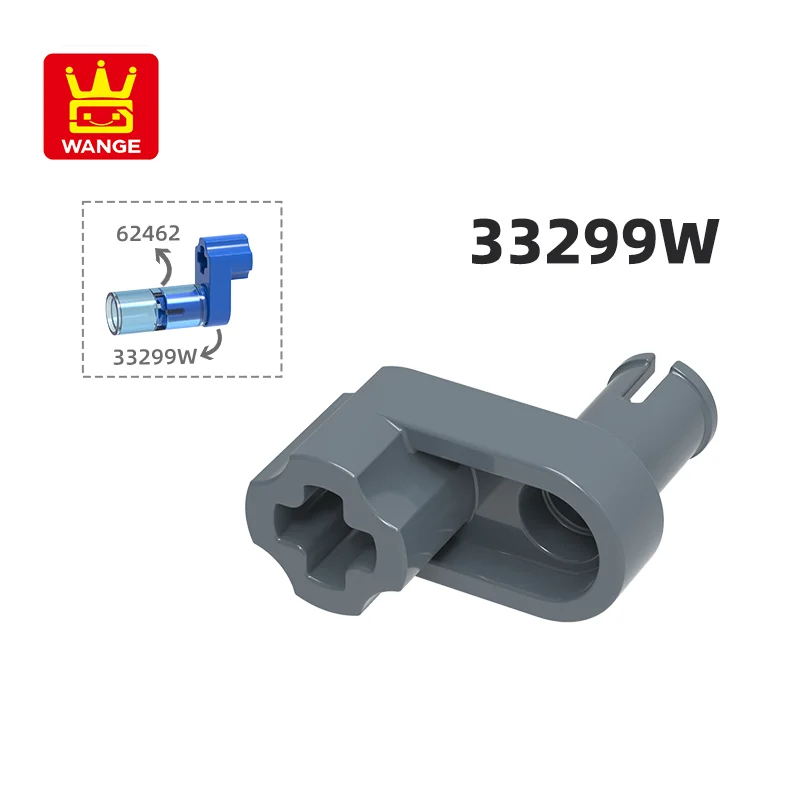 Wange 33299 Вт 100 г/222 шт. подъемный штифт 1x3 оси отверстия Блок Moc совместимый с кирпичом